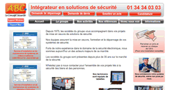 Desktop Screenshot of abc-le-concept-securite.fr